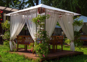 Outdoor-Wohnzimmer im Grünen: Gestaltungsideen mit einem Gartenpavillon