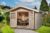 Alpholz Gartenhaus Elvis aus Holz Gartenhaus mit 28 mm Wandstärke Holzhaus mit Fussboden und Fundamenthölzer Blockbohlenhaus Satteldach