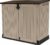 Keter 17197253 Store It Out Midi Gartenlager aus Kunststoff, Schuppen, Beige und Braun, 845 L, 130 x 74 x 110 cm